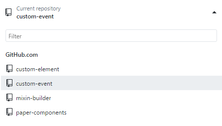 Indication of Changes in Repository Selection Dropdown · Issue #3826 ...