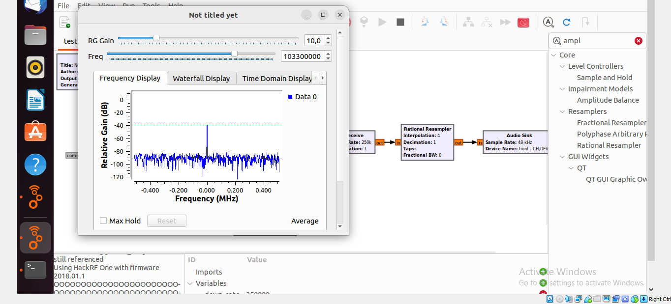 No audio in FM receiver · Issue 5972 · gnuradio/gnuradio · GitHub