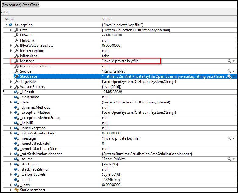 PrivateKeyFile · Issue #851 · sshnet/SSH.NET · GitHub