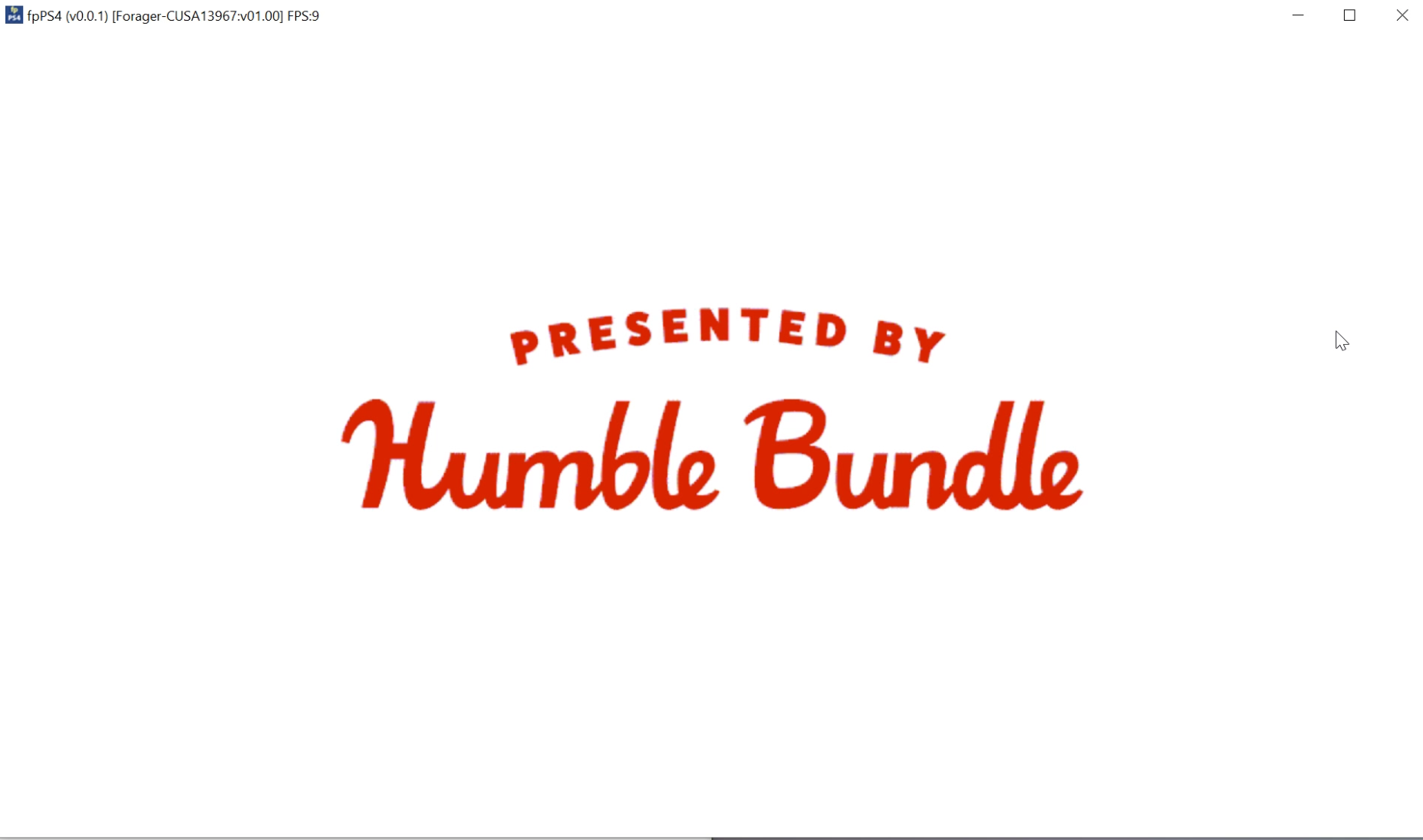 Forager CUSA13967 · Issue 1177 ·