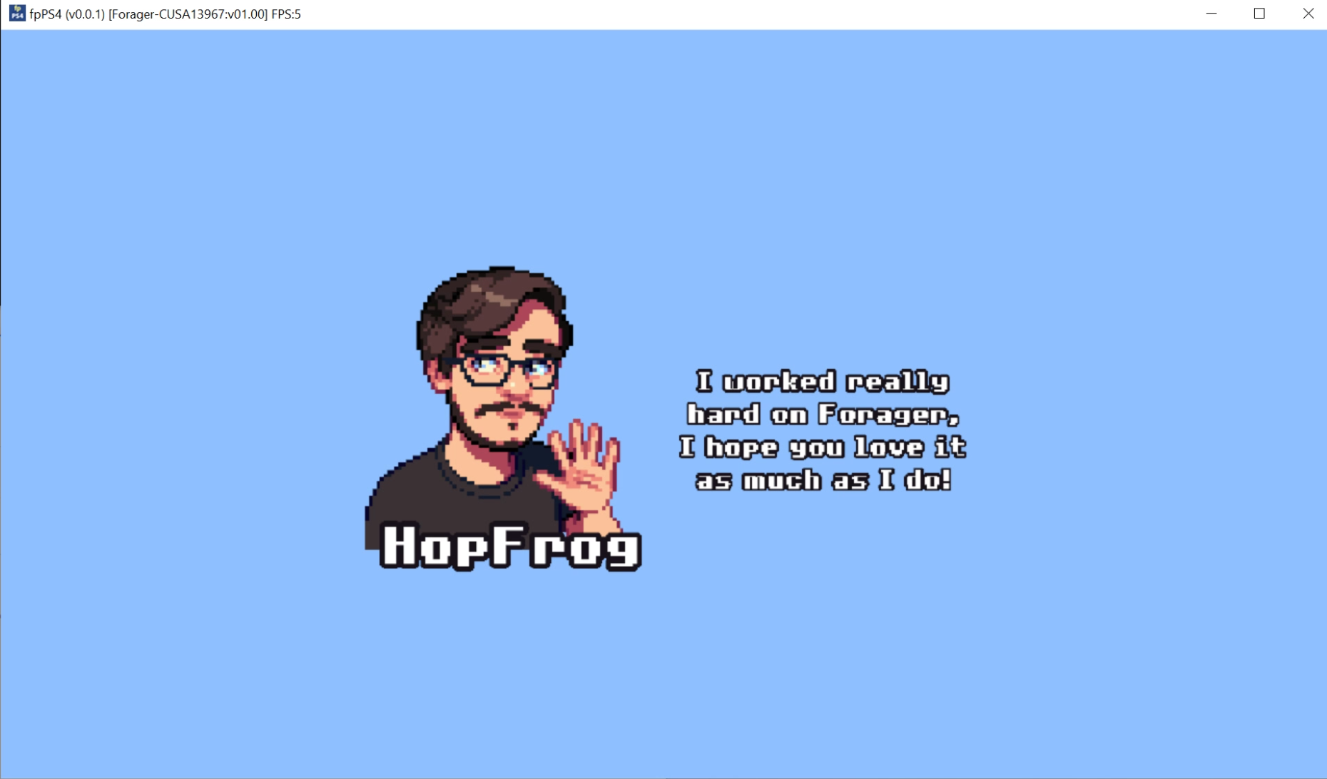 Forager CUSA13967 · Issue 1177 ·