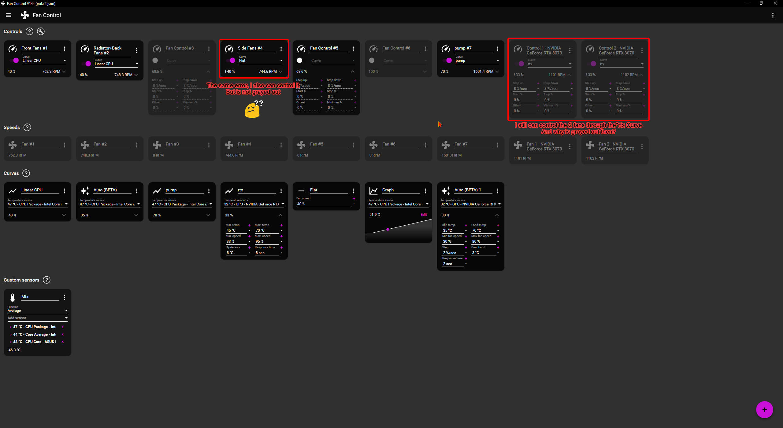 ERROR!!!A discrepancy was detected between the control "..."and its