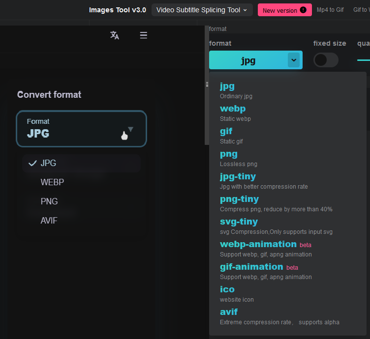 "New Version" less conversion formats? · Issue #50 · renzhezhilu ...
