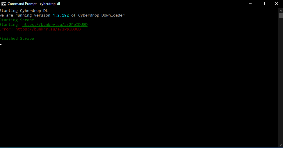 [BUG] Bunkr scrape error · Issue 565 · JulesWinnfieldX