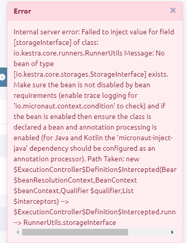 Executions not working · Issue #570 · kestra-io/kestra · GitHub