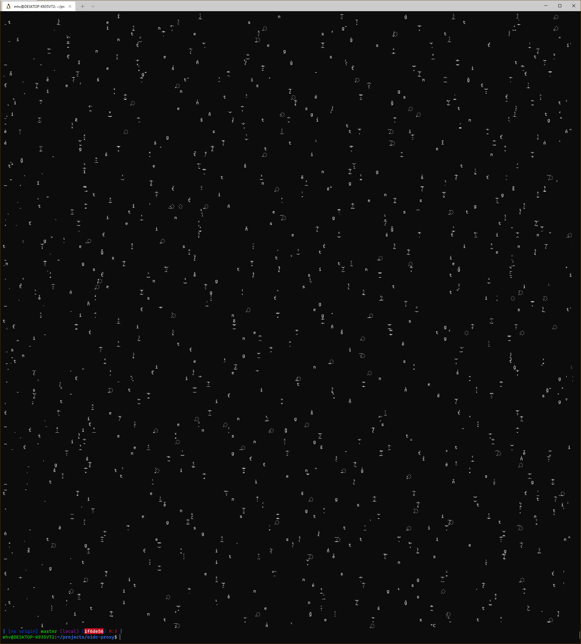 Generate only shows a flickering snowstorm · Issue #788 · oclif/oclif ...