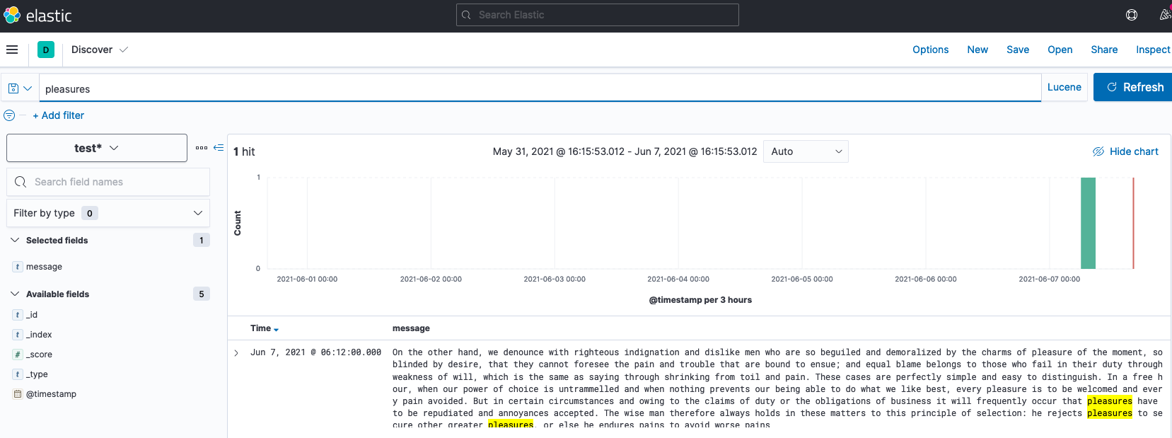 Kibana can show highlighted text snippets · Issue #101549 · elastic ...