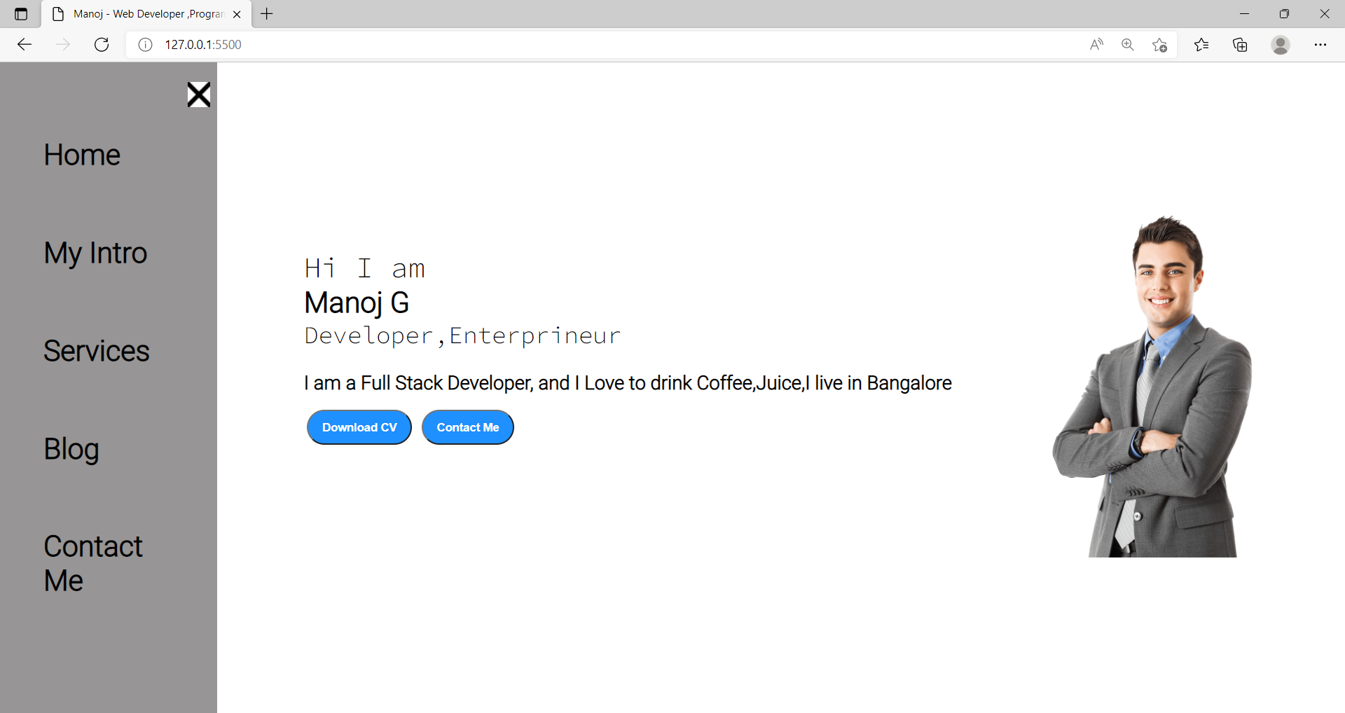 GitHub - CodewithManu01/Portfolio_Website: This Portfolio Website is ...