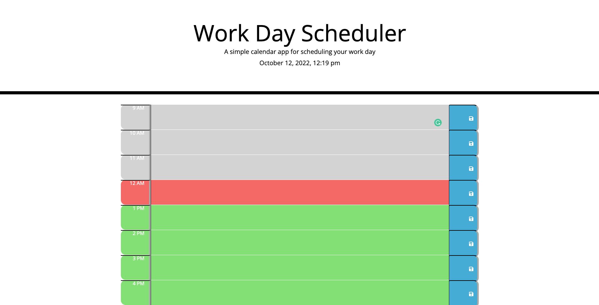GitHub - buddylafluer/CHALLENGE5-WORKDAYSCHEDULER