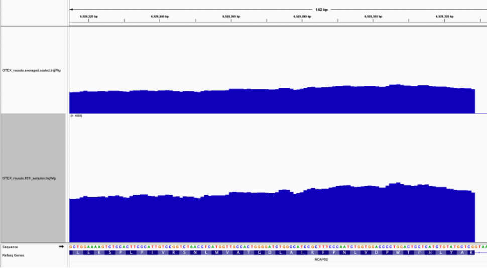 Gaps in RNA-Seq coverage tracks · Issue #1627 · igvteam/igv.js · GitHub