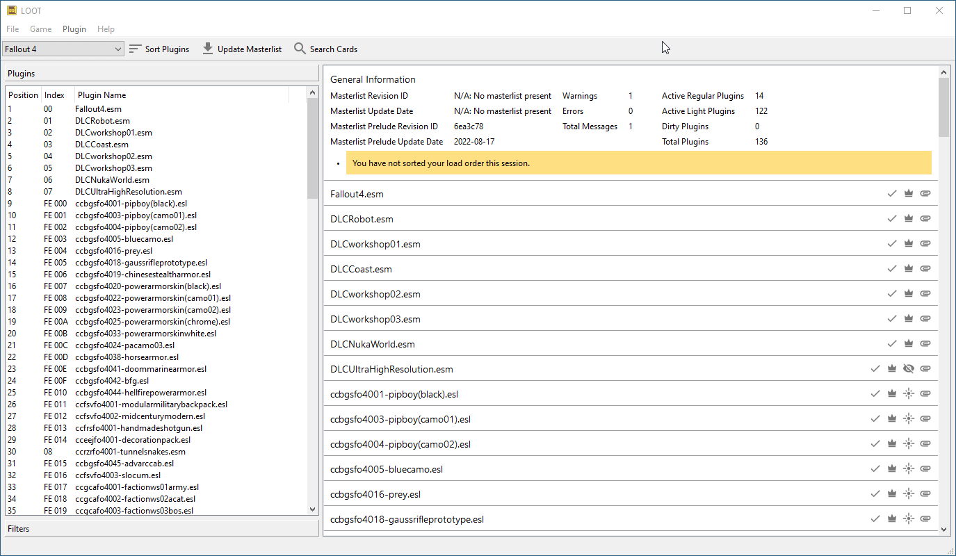 Empty space above plugin name · Issue #1783 · loot/loot · GitHub