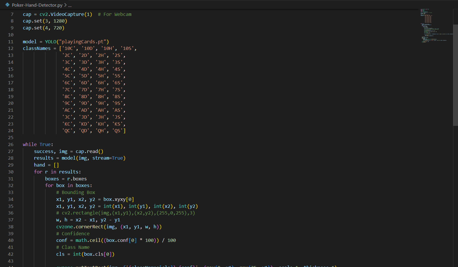 GitHub - whoisusmanali/Pocker_Hand_Detector_YOLOv8: In this project, I ...