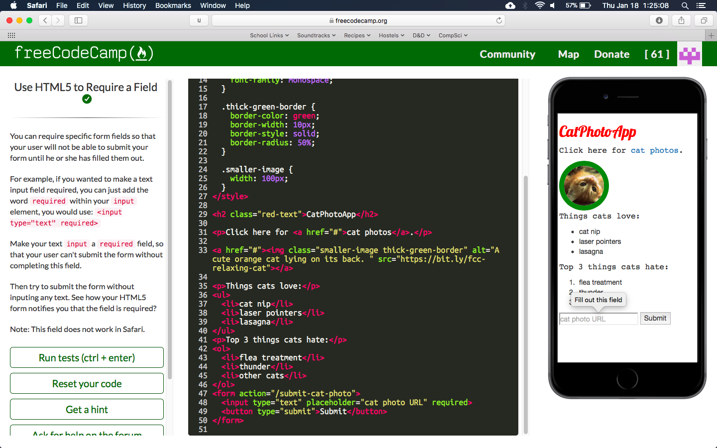 Outdated Challenge Information Safari/HTML5 · Issue 16533