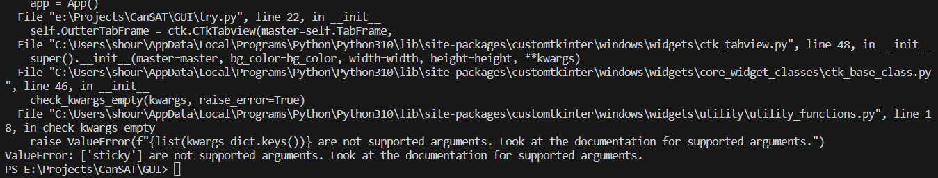 Tabview anchor arrgument · TomSchimansky CustomTkinter · Discussion ...