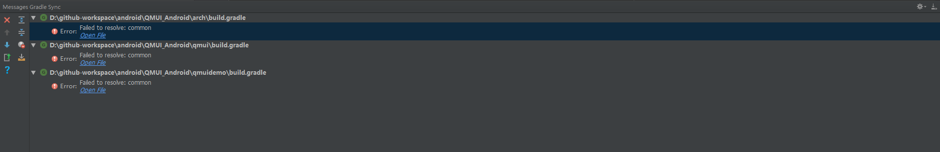 Android Studio编译项目失败 · Issue #310 · Tencent/QMUI_Android · GitHub