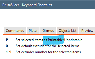 Typo in Keyboard Shortcuts · Issue #7161 · prusa3d/PrusaSlicer · GitHub