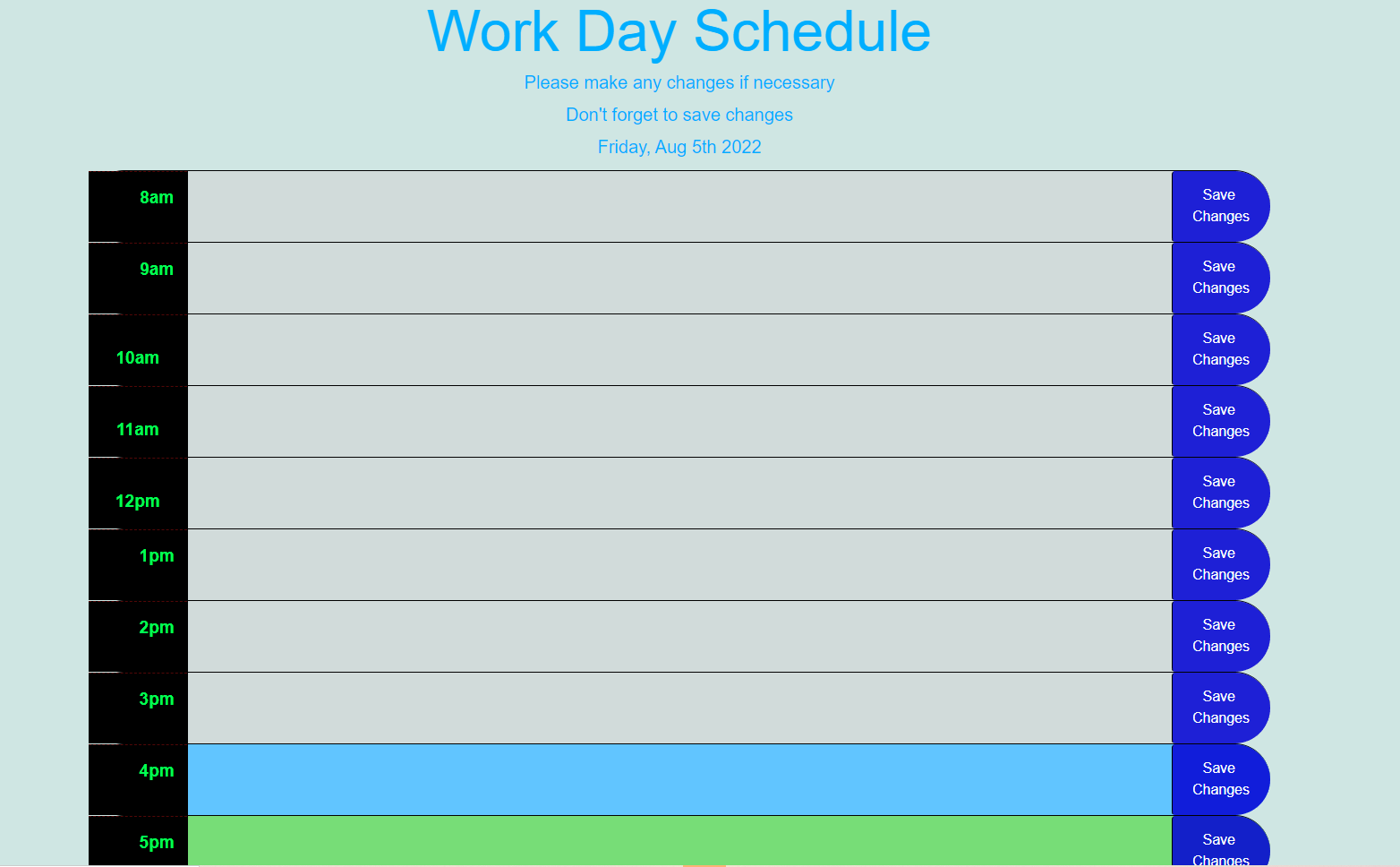 GitHub - wzrdjavi/Work-Schedule