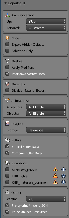 Blender can't export model · Issue #102 · KhronosGroup/glTF-Blender ...
