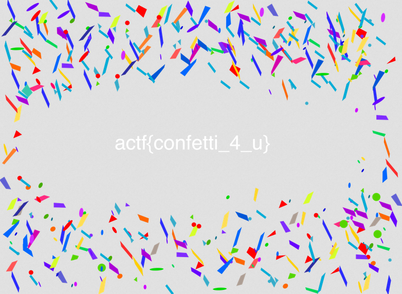 Confetti Flag