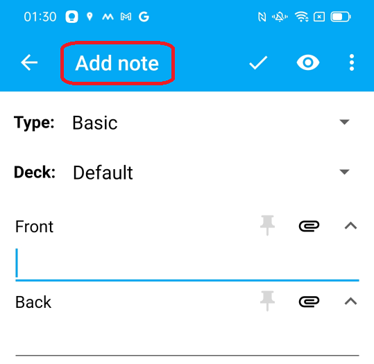 [Bug] The title of the note-adding screen (