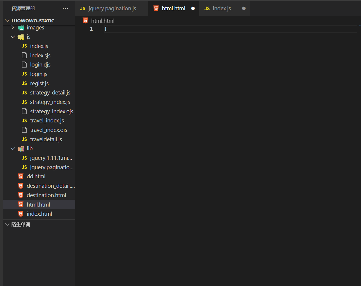html image tag in vscode