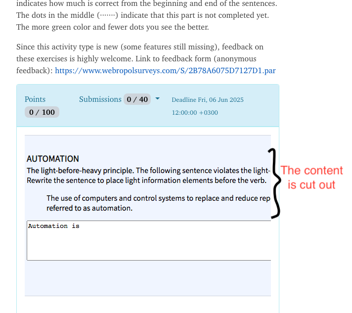 The iframe that embed the A+ page is does not adjust to the width of ...