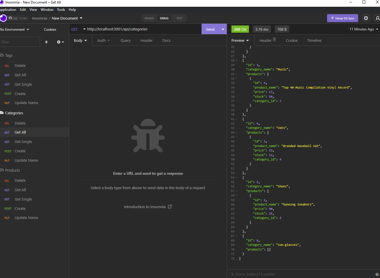 GitHub - NTParker/E-Commerce-BackEnd