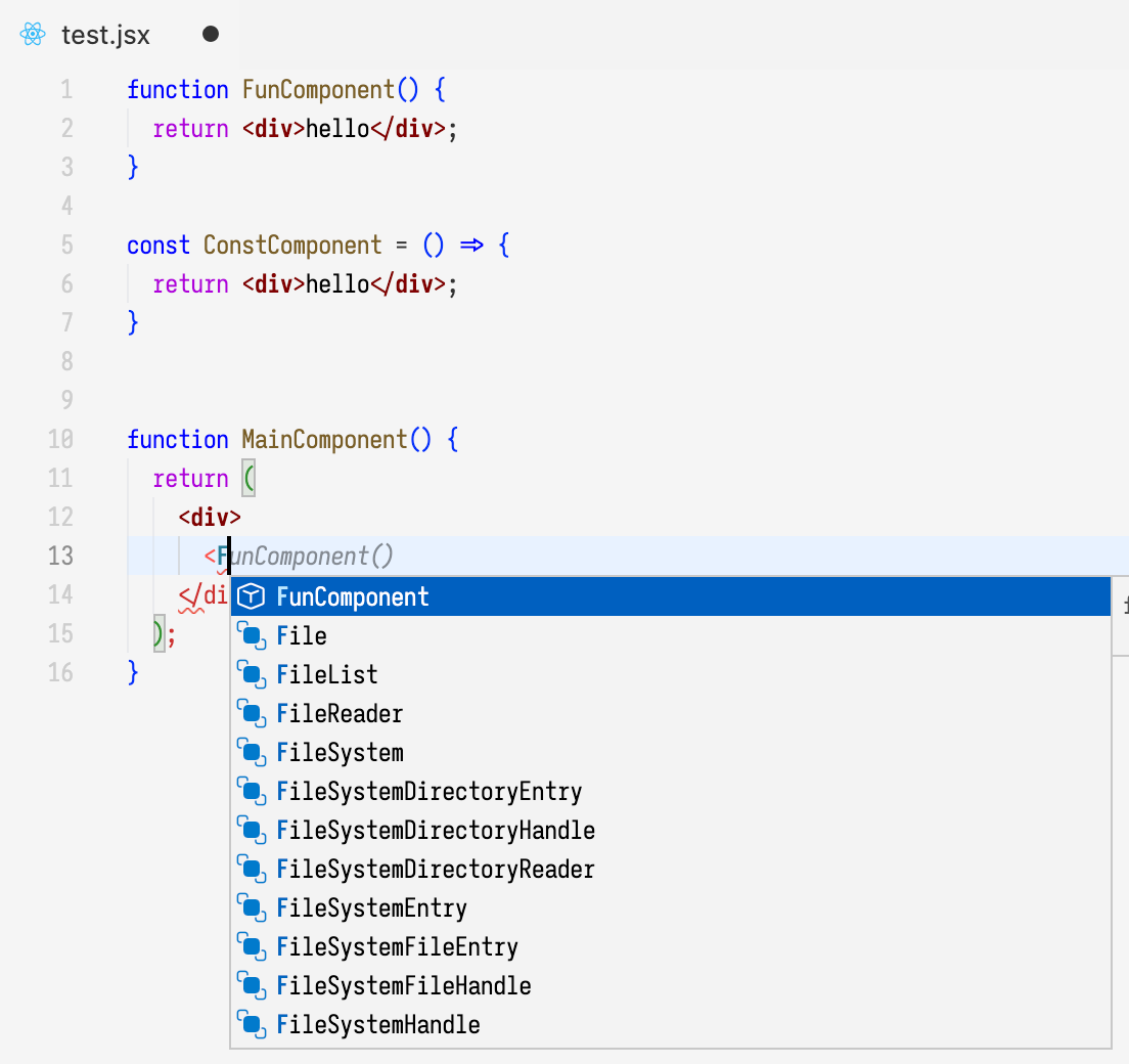 JSX function component adds parenthesis · Issue 177606
