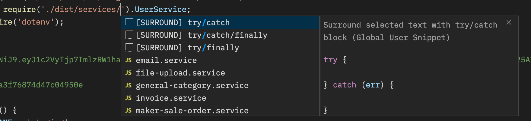 require() & import() snippets are at the top in suggestions · Issue ...