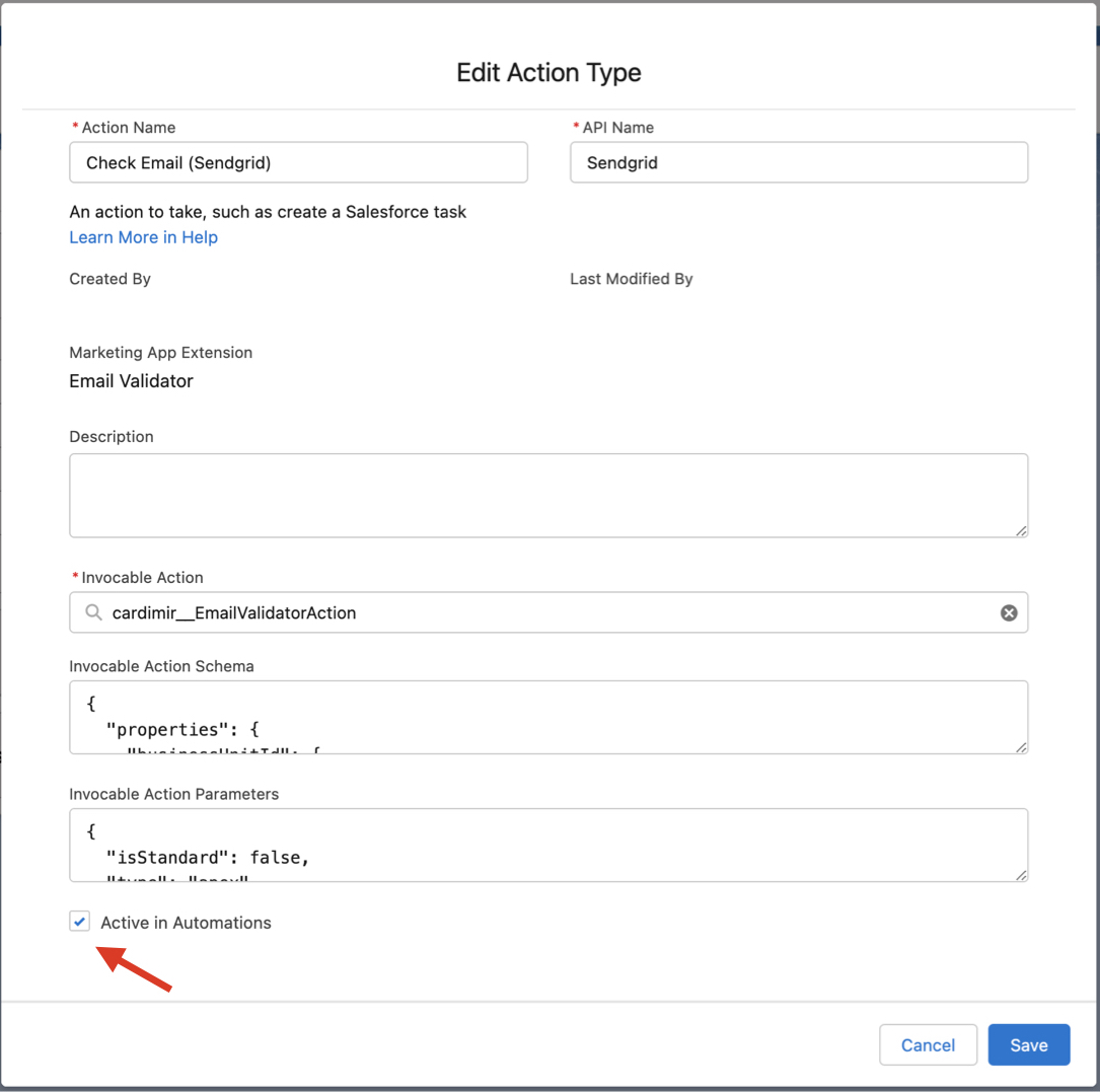 External Action Activation