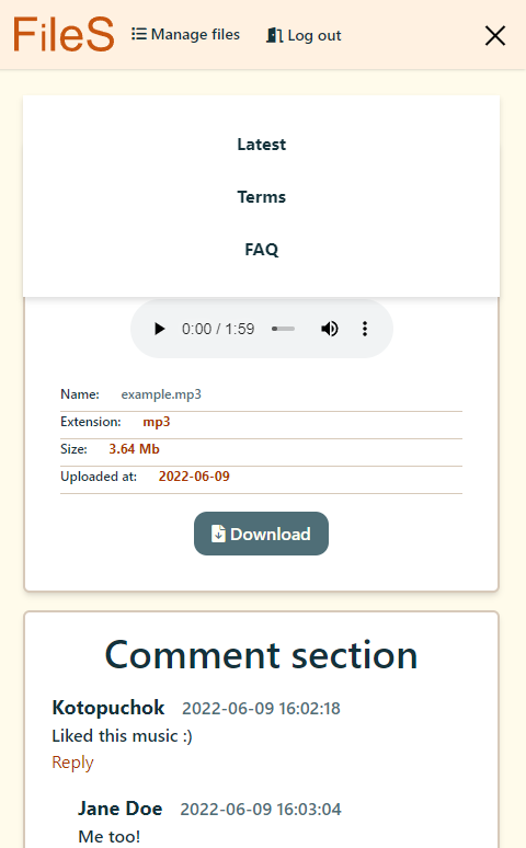 GitHub - ktpchk/file-sharing: Simple file sharing app built by Laravel ...