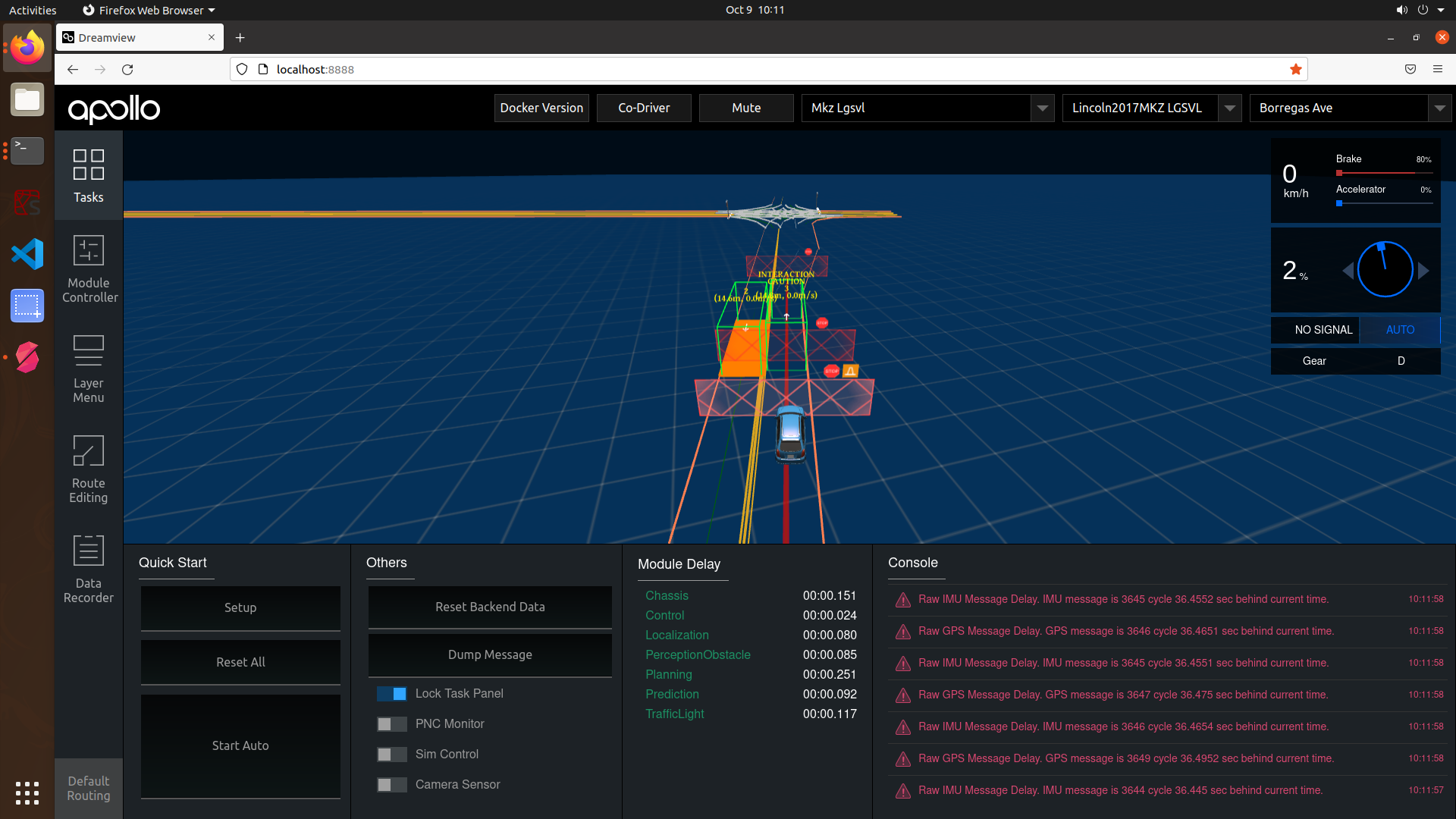 The Vehicle is Swaying in LGSVL simulation test！ · Issue #14645 ...