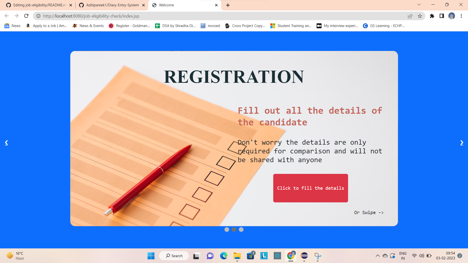 GitHub - Aditipareek1/job-eligibility