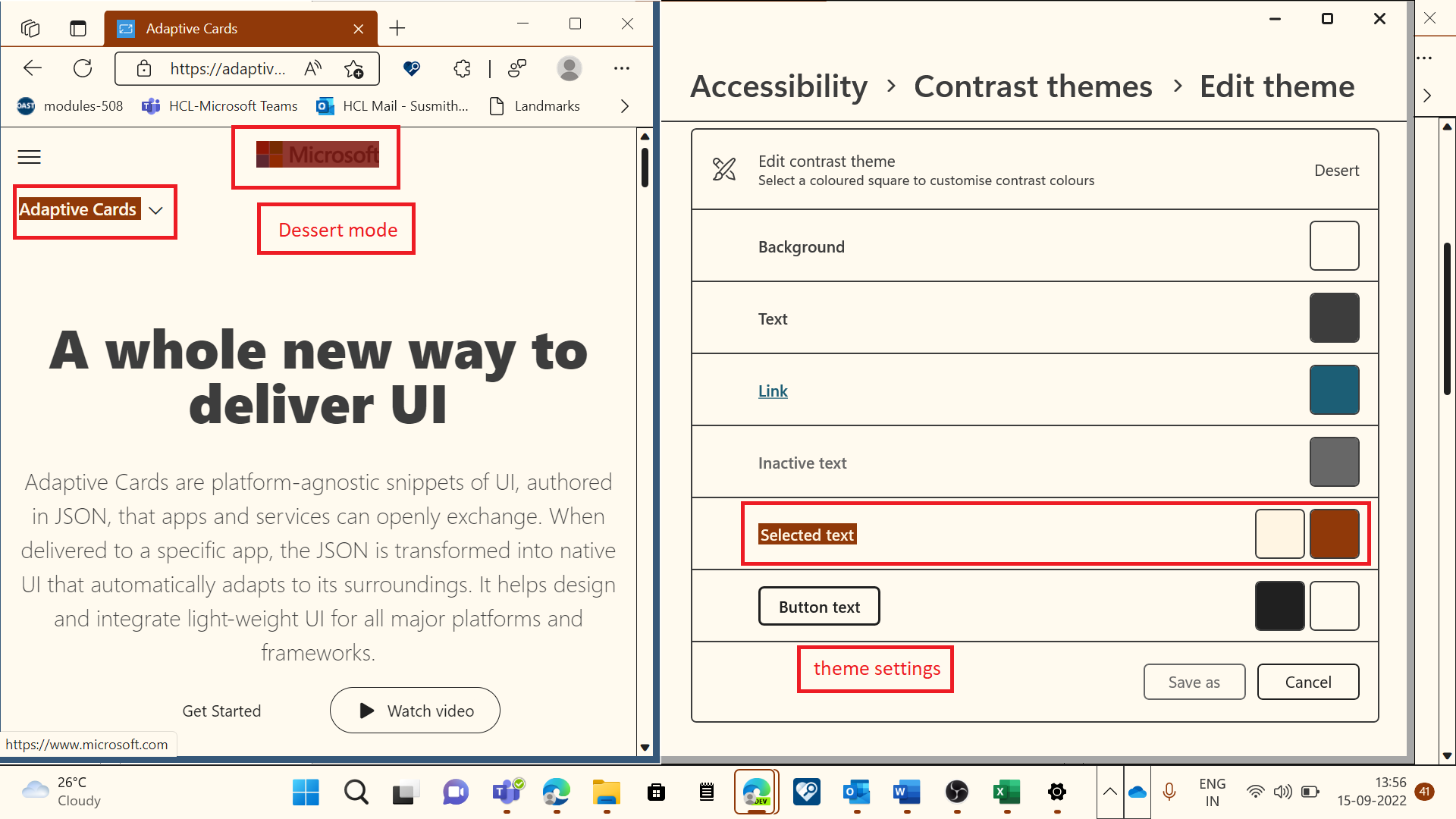 4 Microsoft in dessert theme