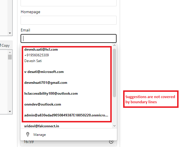 Usable_Suggestion are not covered boundary line under Email field