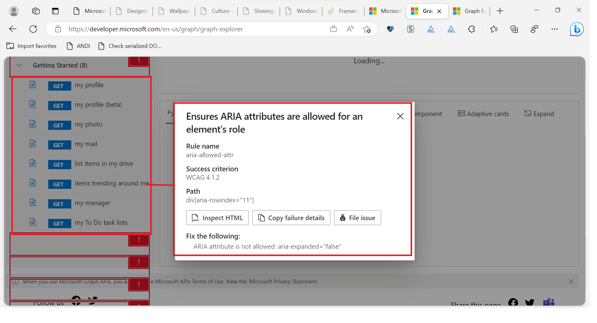 Microsoft Graph Toolkit Playground Ensures ARIA Attributes Are microsoft graph toolkit playground ensures aria attributes are