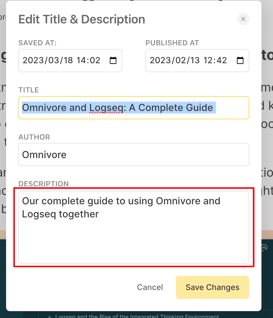 FR: Get description in template · Issue #34 · omnivore-app/obsidian ...