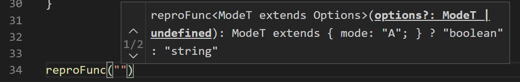 Typescript - Rendering signature overloads with conditional types in ...