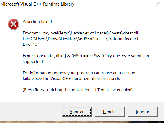 C++ library error · Issue #3647 · danielkrupinski/Osiris · GitHub