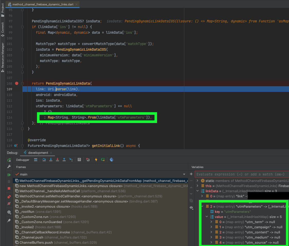 🐛 [firebase_dynamic_links] Email sign-in deep link fails to be handled ...