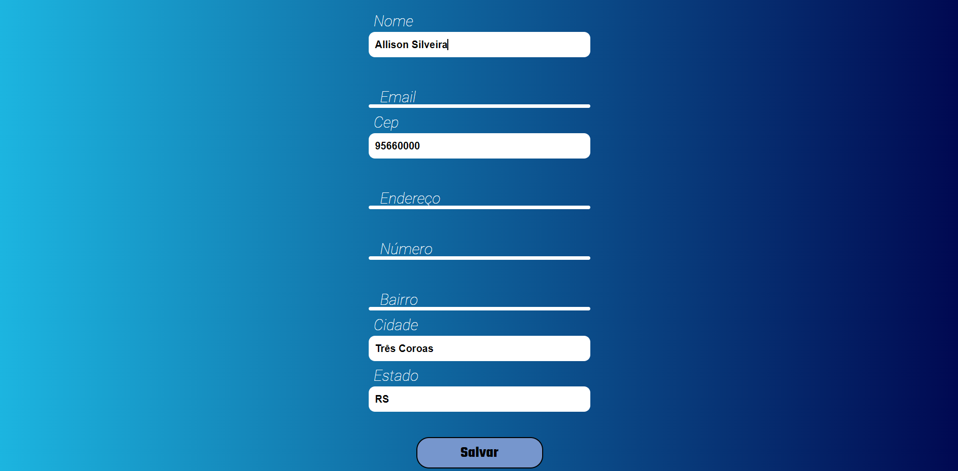 GitHub AllisonSilveiraDev Verificador de cep e preencer formulario github-allisonsilveiradev-verificador-de-cep-e-preencer-formulario