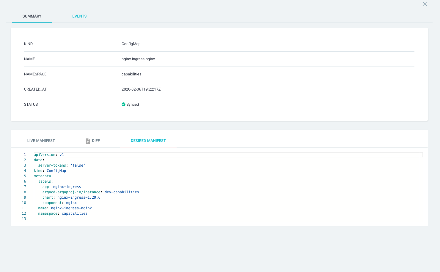 ArgoCD not reporting diff in configMap object · Issue #4540 · argoproj ...