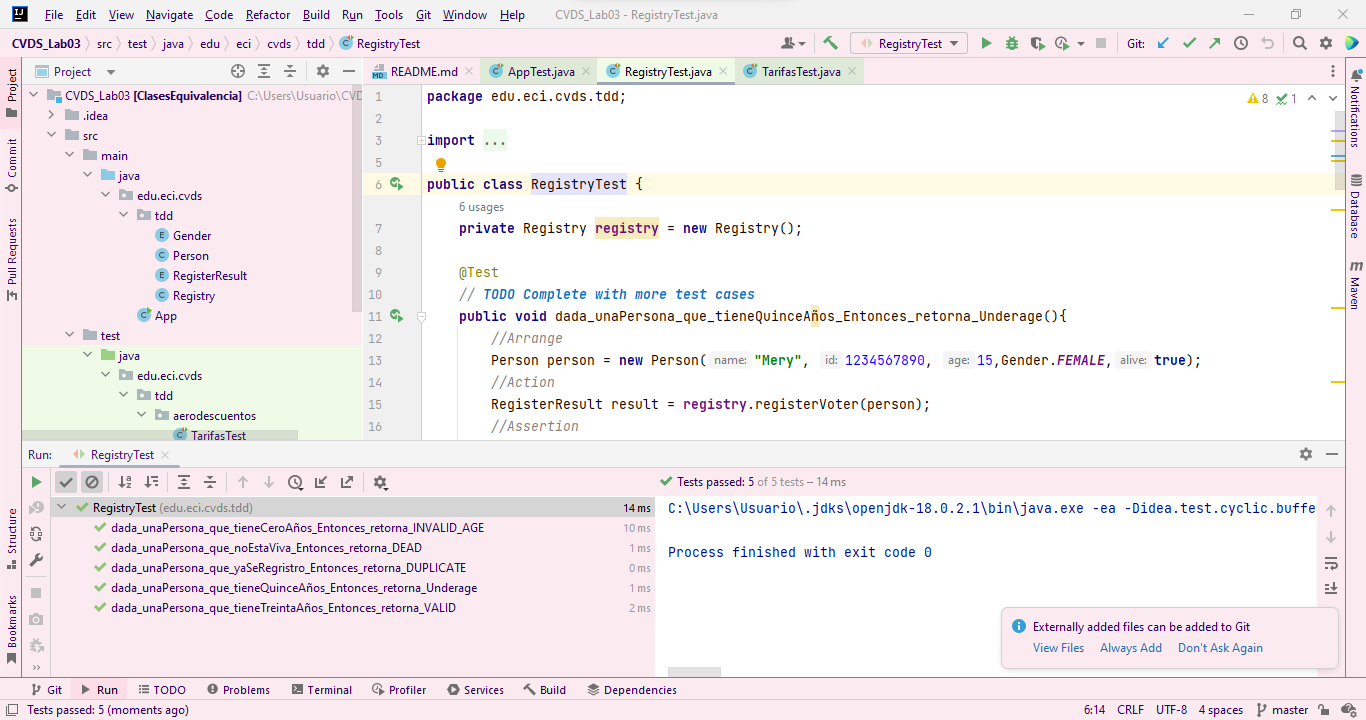 GitHub - Luciernagas/CVDS_Lab03