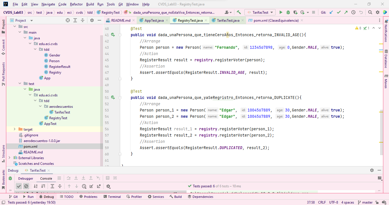 GitHub - Luciernagas/CVDS_Lab03