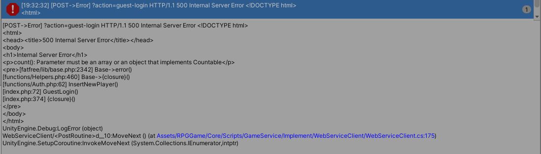Internal server error · Issue #5 · insthync/rpg-php-service · GitHub