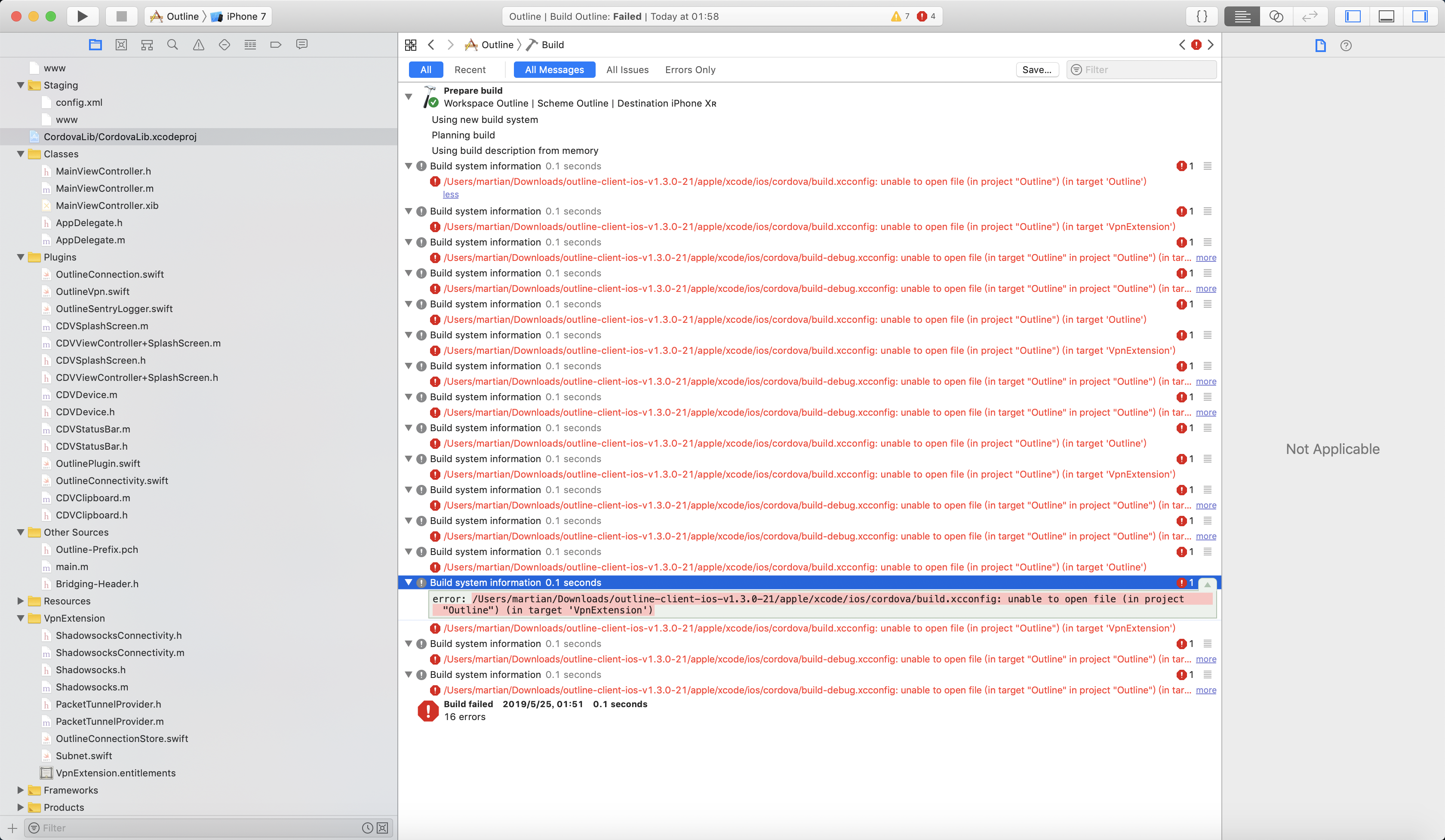 XCode build error · Issue #600 · OutlineFoundation/outline-apps · GitHub