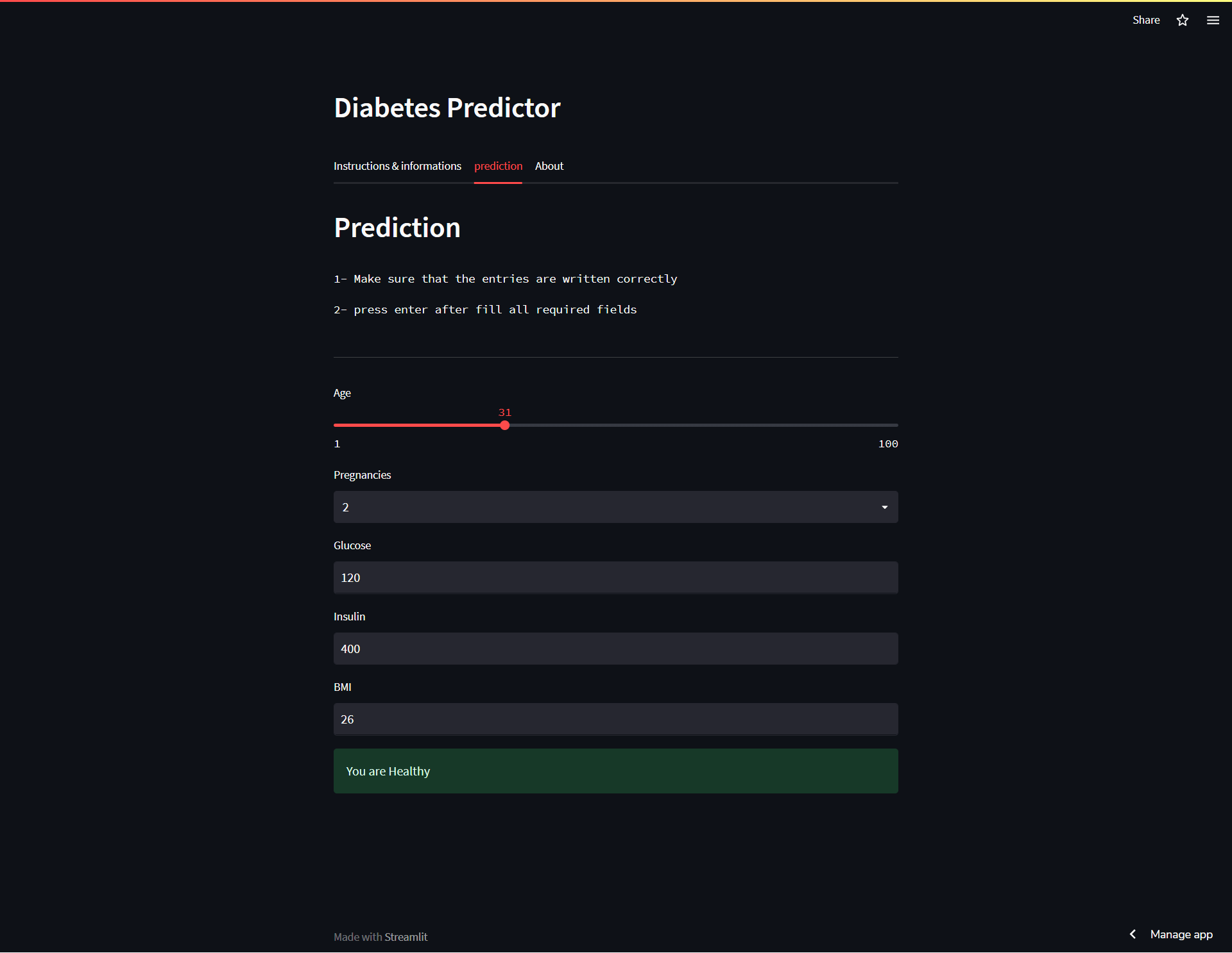 GitHub - AbdelhamidADel/Diabetes-Predictor
