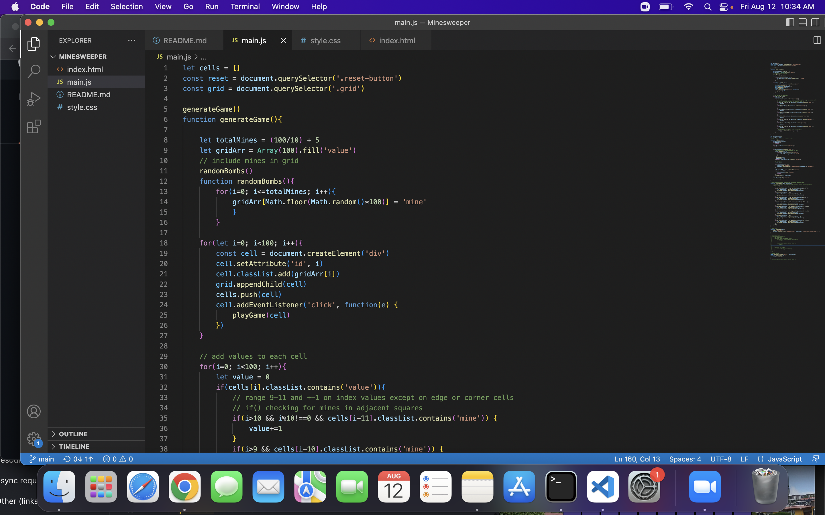 GitHub - javenegas1/Minesweeper · GitHub