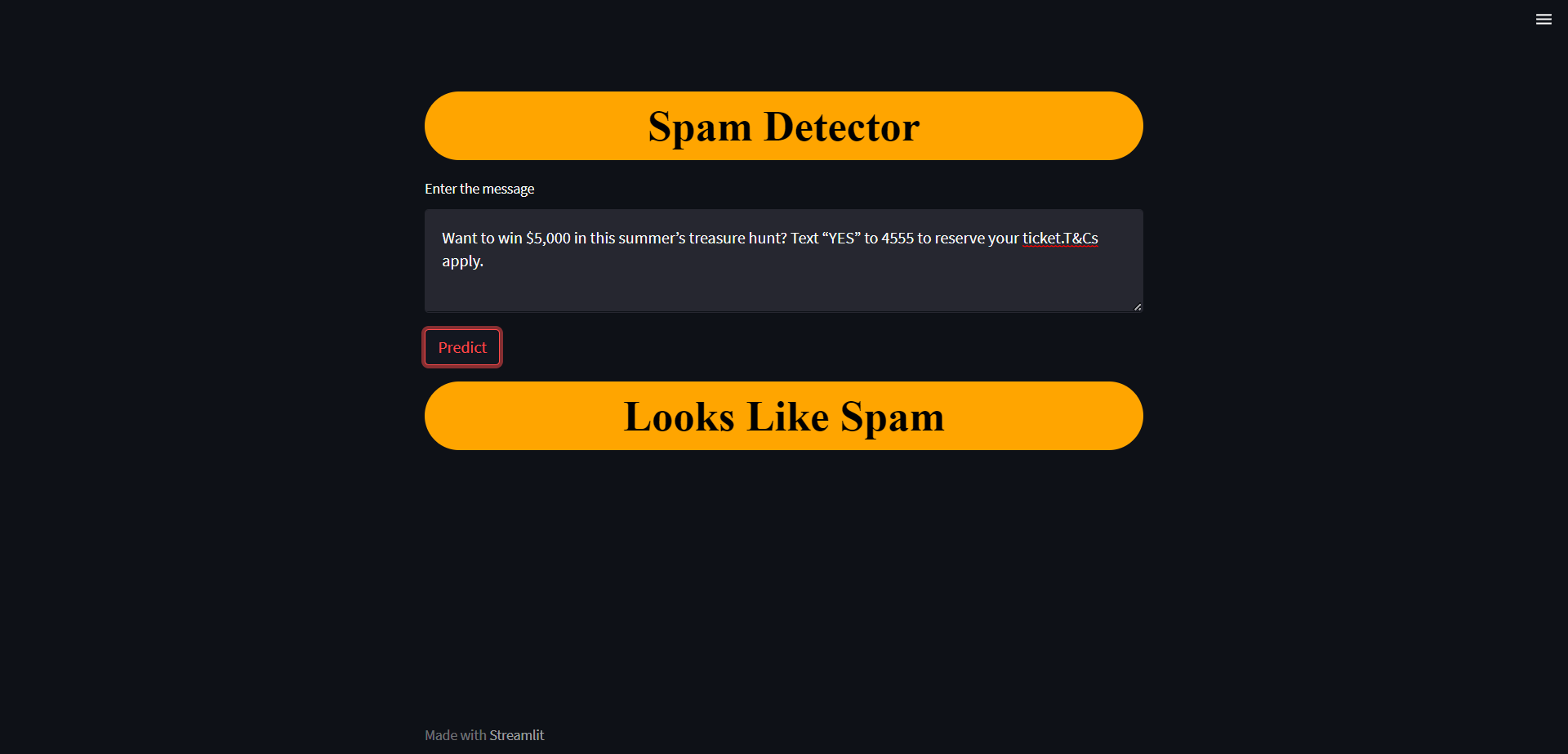 GitHub - Srivastava0109Yash/Spam-Detector
