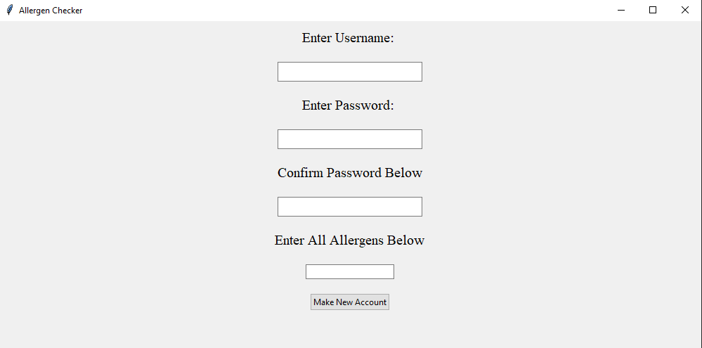 GitHub - AidenNelsonsPortfolio/FoodChecker-Python-: Food Checking App ...